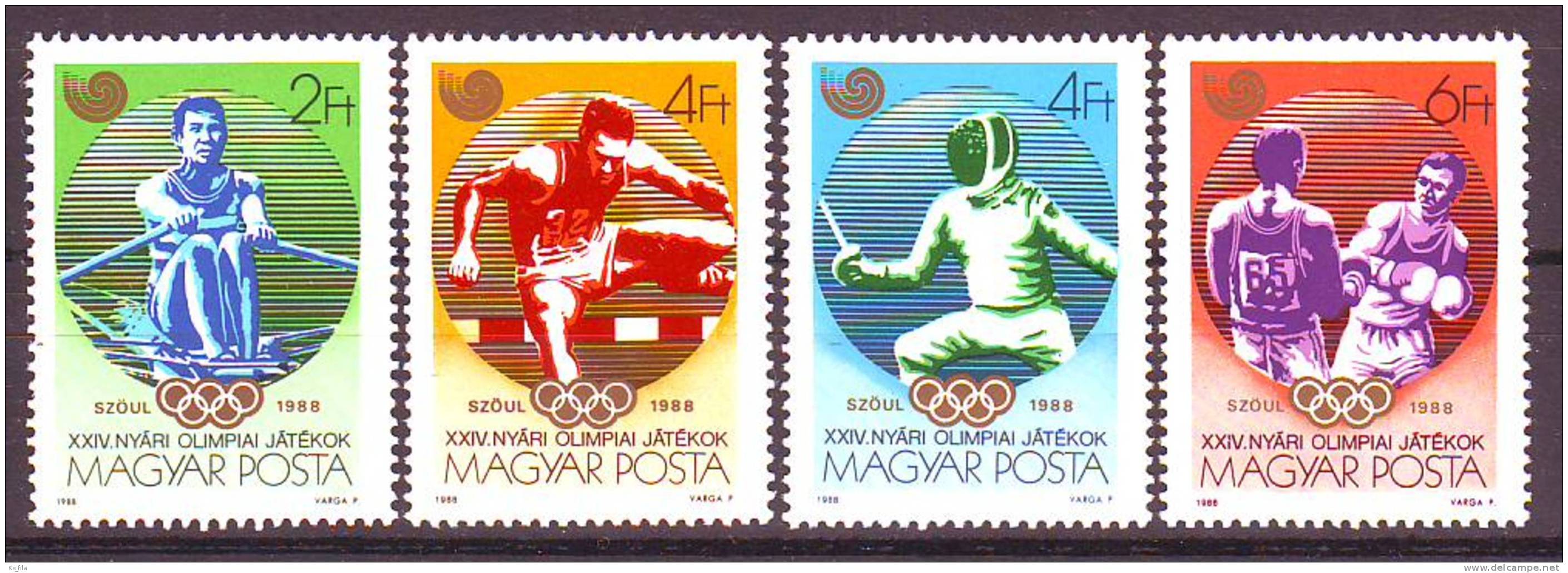 HUNGARY - 1988. Olympic Games, Seoul - MNH - Nuovi
