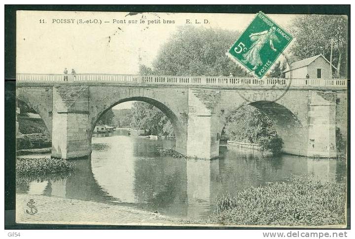 78-Poissy - Pont Sur Le Petit Bras  - RU105 - Poissy