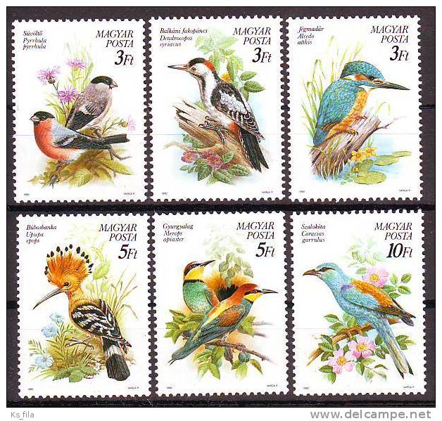 HUNGARY - 1990. Birds - MNH - Nuovi