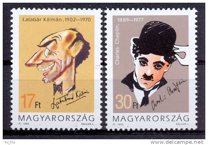 HUNGARY - 1993. Great Humourists - MNH - Nuevos