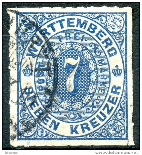 Wurttemberg (1869) N 39 Obt - Oblitérés