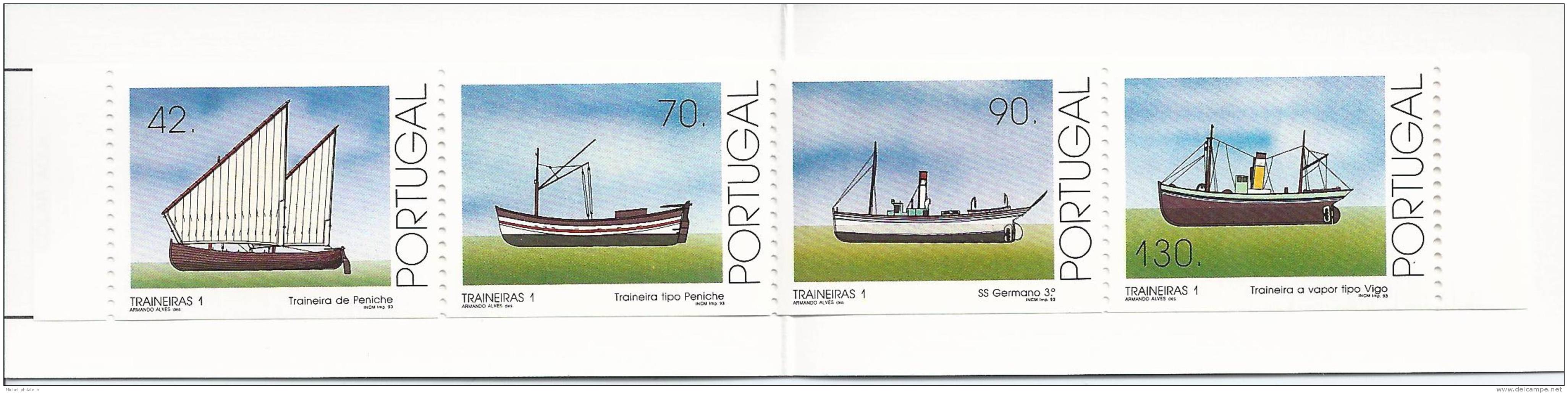 Portugal, Carnet Grand Format Chalutiers Au Large Des Côtes Portugaise - Markenheftchen