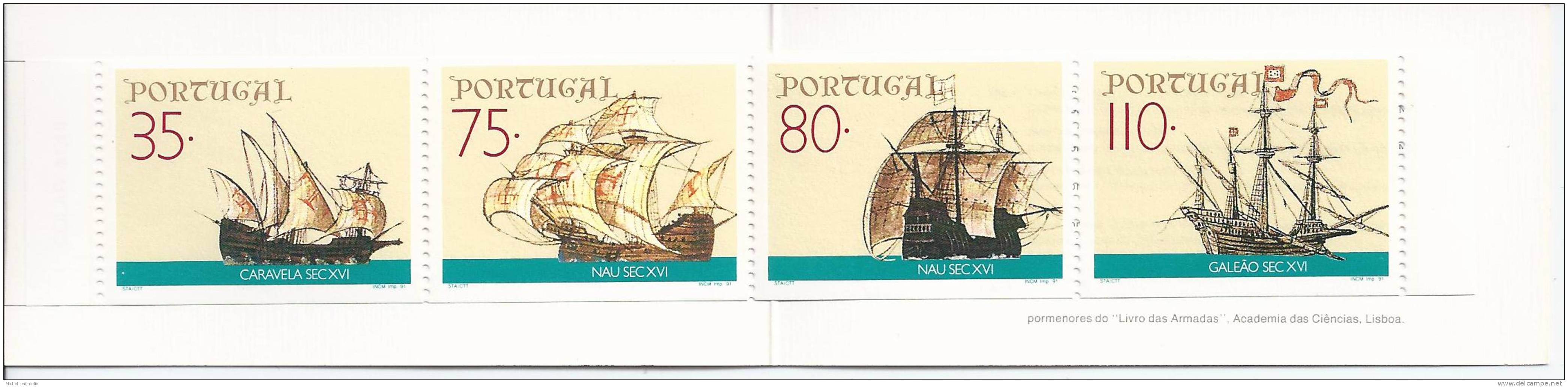 Portugal, Carnet Grand Format Chalutiers Au Large Des Côtes Portugaise - Libretti