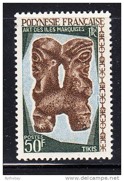 French Polynesia MH Scott #240 50fr Tikis - Neufs