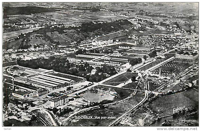 25 , SOCHAUX , Vue D'avion , *108 67 - Sochaux