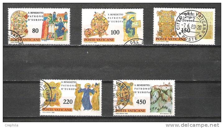 Vatican - 1980 - Y&T 689/93 - Oblit. - Used Stamps