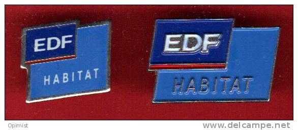 13290-2 Pin's EDF-GDF Habitat.electricite - EDF GDF