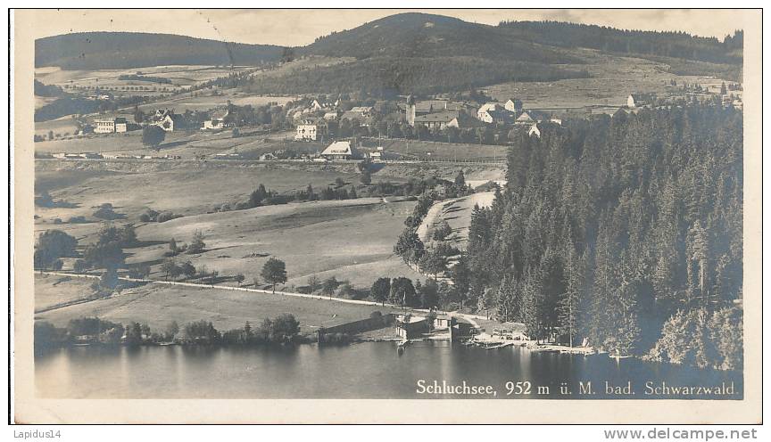 ZQ 846/ C P A  ALLEMAGNE-  Schluchsee  Bad Schwarrzwald - Schluchsee