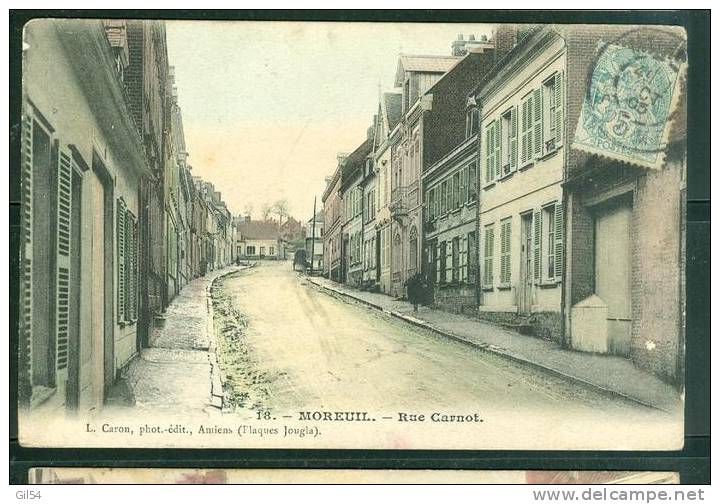 MOREUIL - RUE CARNOT  ( Colorisée ) - Rz20 - Moreuil