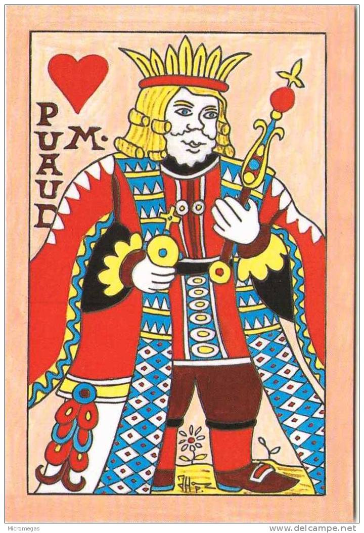 Patrick HAMM - Carte Personnelle De Michel Puaud, Collectionneur De Jeux De Cartes - Hamm