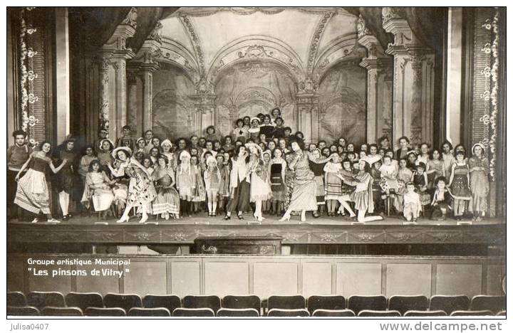 VITRY SUR SEINE ? (94) Carte Photo Groupe Musical Les Pinsons - Vitry Sur Seine