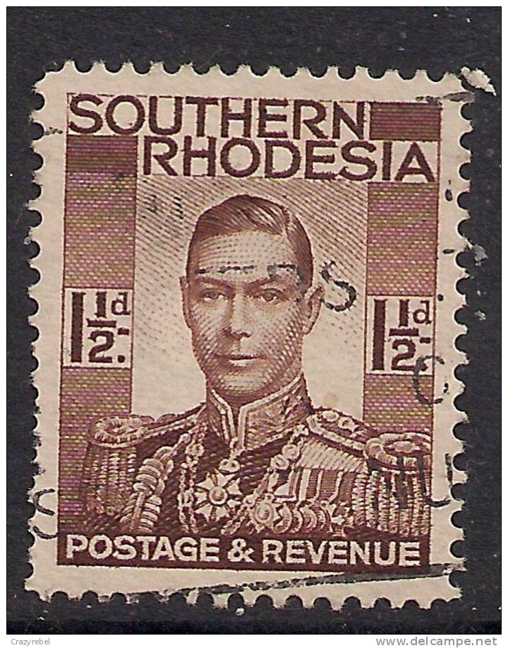 SOUTHERN RHODESIA 1937 KGV1  1 1/2d USED STAMP SG 42 (A266) - Rhodésie Du Sud (...-1964)