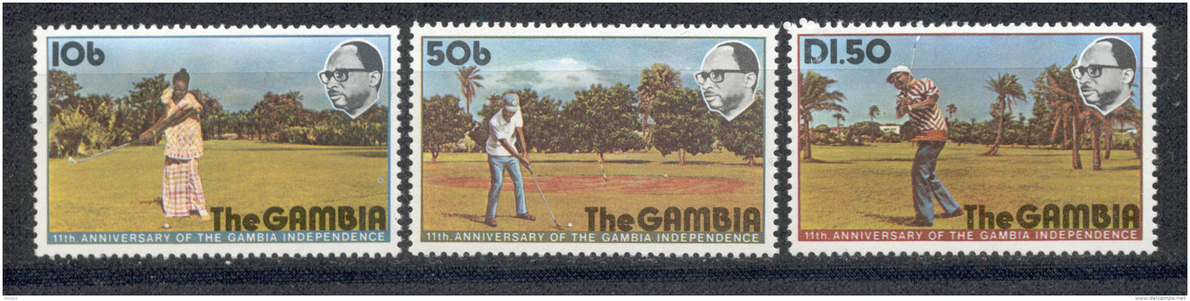 Gambia 1976 - Michel 323 - 325 ** - Gambie (1965-...)