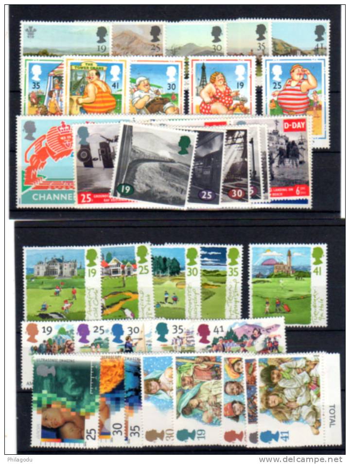1994  Aquarelles Prince Charles, Cartes Postales, Entre Yv.1733 Et 1788**, Cote 70,-€, - Unclassified