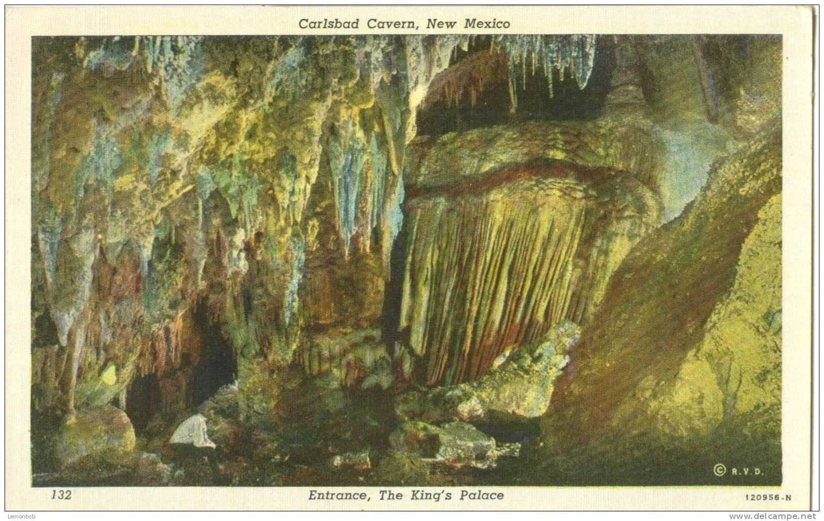 USA – United States – Carlsbad Cavern, New Mexico 1920s Unused Postcard [P4396] - Sonstige & Ohne Zuordnung