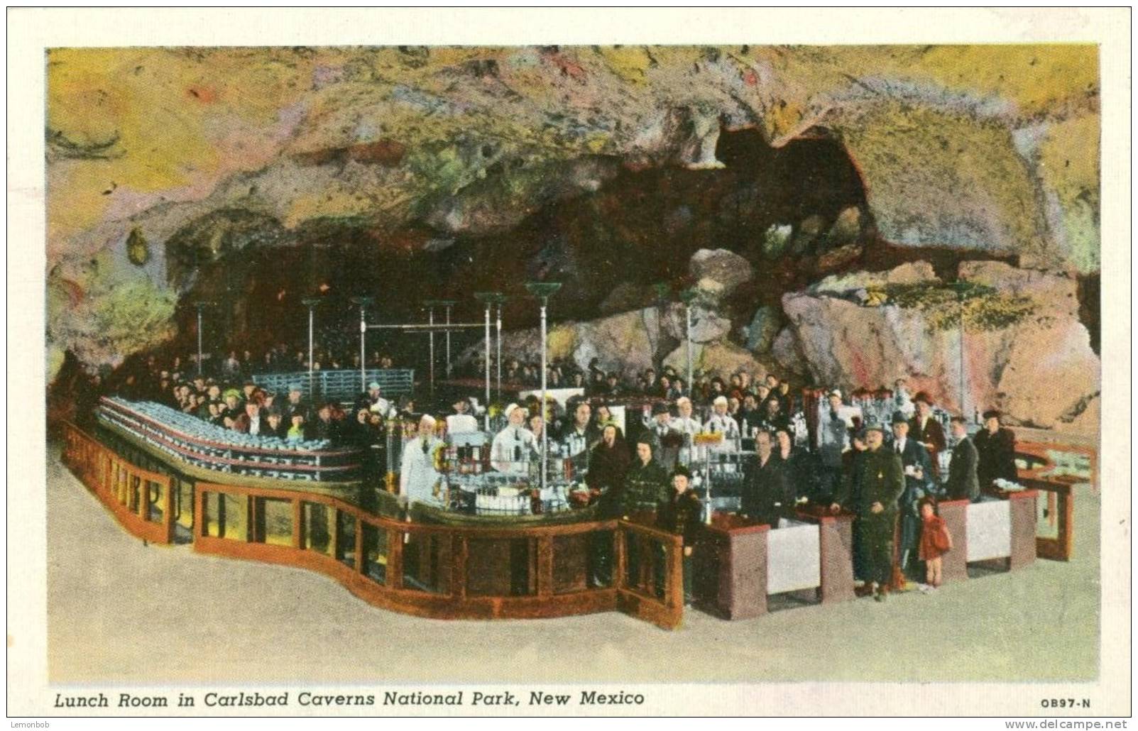 USA – United States –  Lunch Room In Carlsbad Caverns National Park, New Mexico 1920s Unused Postcard [P4397] - Autres & Non Classés
