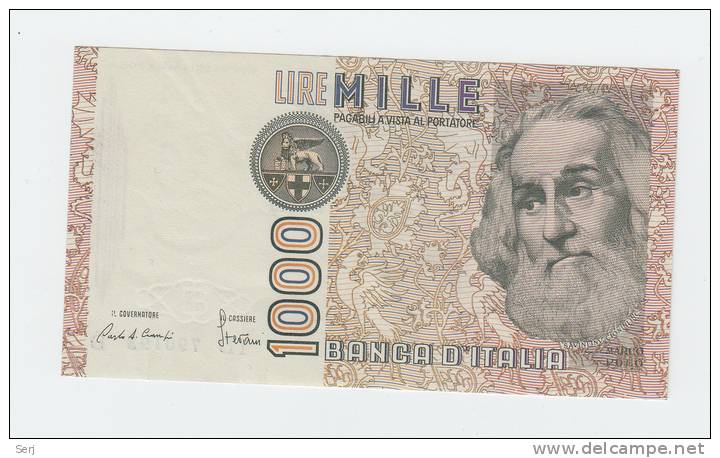 ITALY 1000 LIRA 1982 XF P 109a 109 A - 1000 Liras