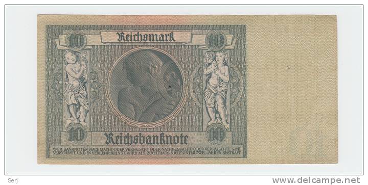 Germany 10 Reichsmark 1929 XF Banknote P 180b 180 B - 10 Mark