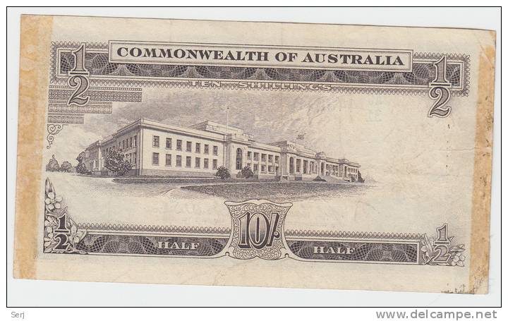 Australia 10 Shillings 1961-65 VF RARE Banknote P 33 - 1960-65 Reserve Bank Of Australia