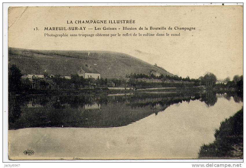 MAREUIL-sur-AY - Les Goisses - Illusion De La Bouteille De Champagne - Mareuil-sur-Ay