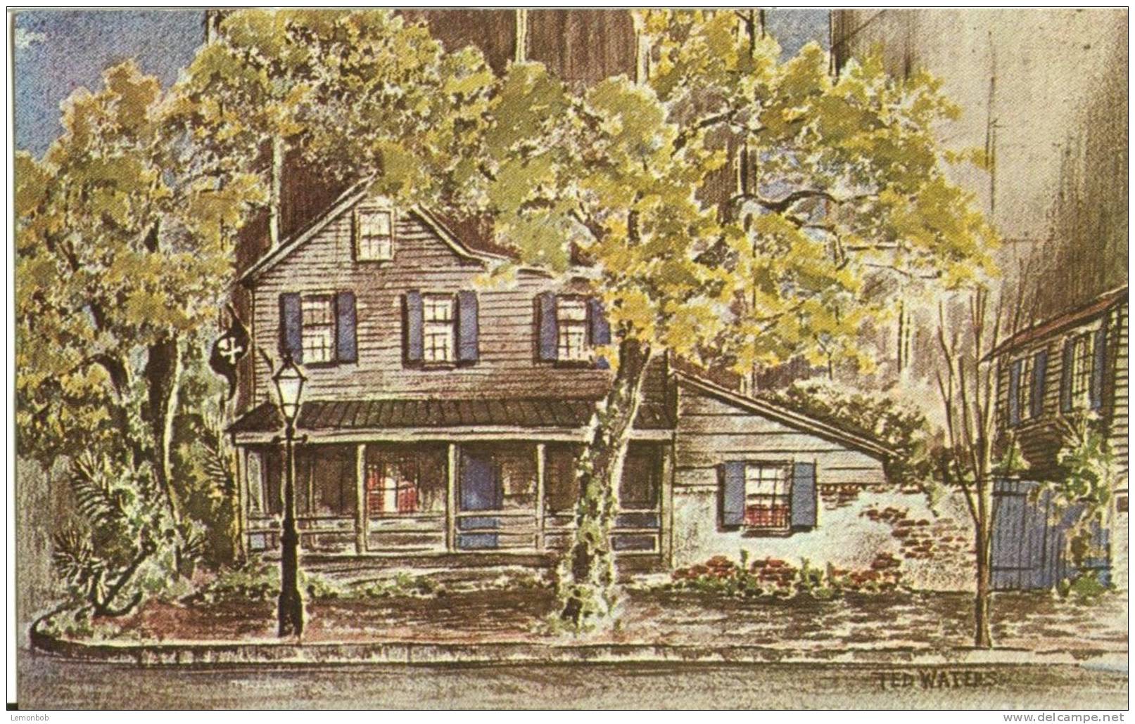 USA – United States – The Nationally Famous Pirates House, Savannah, GA, Unused Postcard [P4419] - Savannah