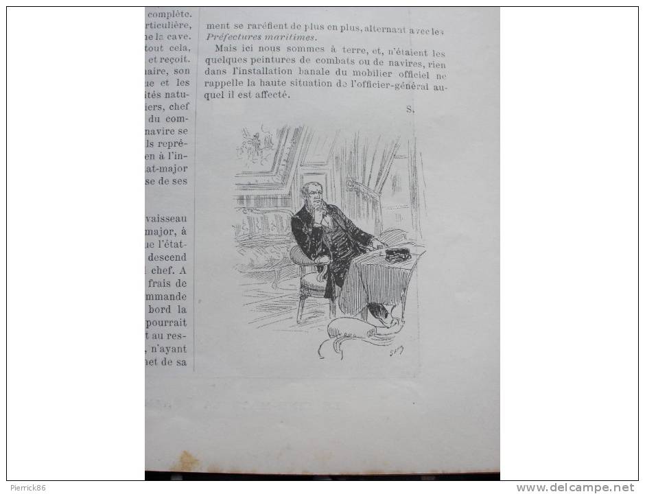 1890 CONSEIL SUPERIEUR DE  LA MARINE OFFICIERS CINQ MATS  LA "FRANCE" LES CHATS INDUSTRIE DE LA RECLAME THEATRE LYRIQUE