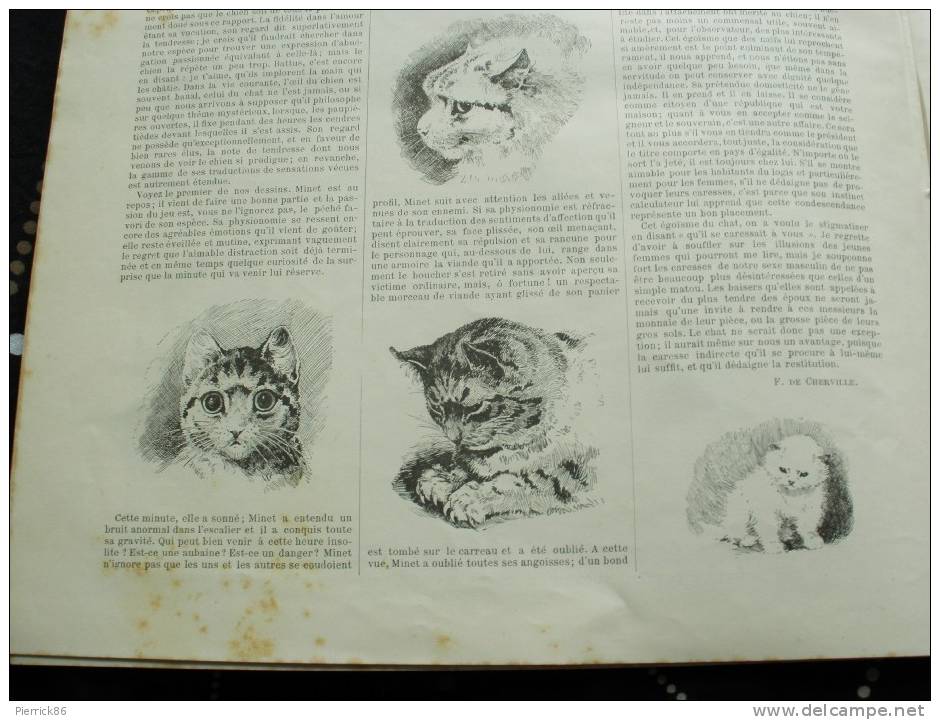 1890 CONSEIL SUPERIEUR DE  LA MARINE OFFICIERS CINQ MATS  LA "FRANCE" LES CHATS INDUSTRIE DE LA RECLAME THEATRE LYRIQUE