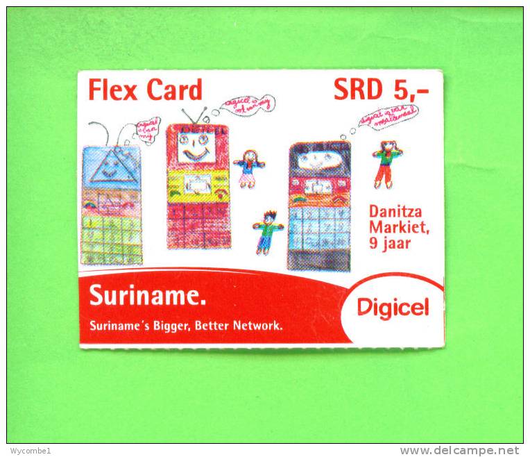 SURINAM - Remote Phonecard As Scan - Suriname