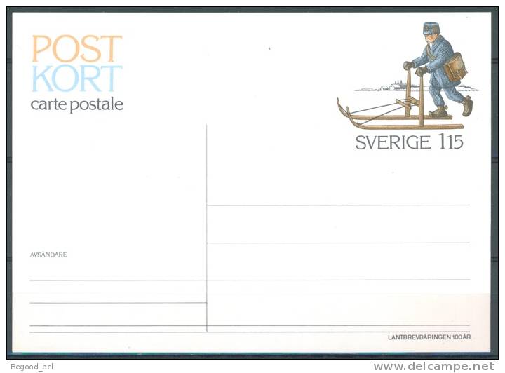 SWEDEN - CARTE POSTALE - ENTIER POSTAL  Lot 3745 - Entiers Postaux