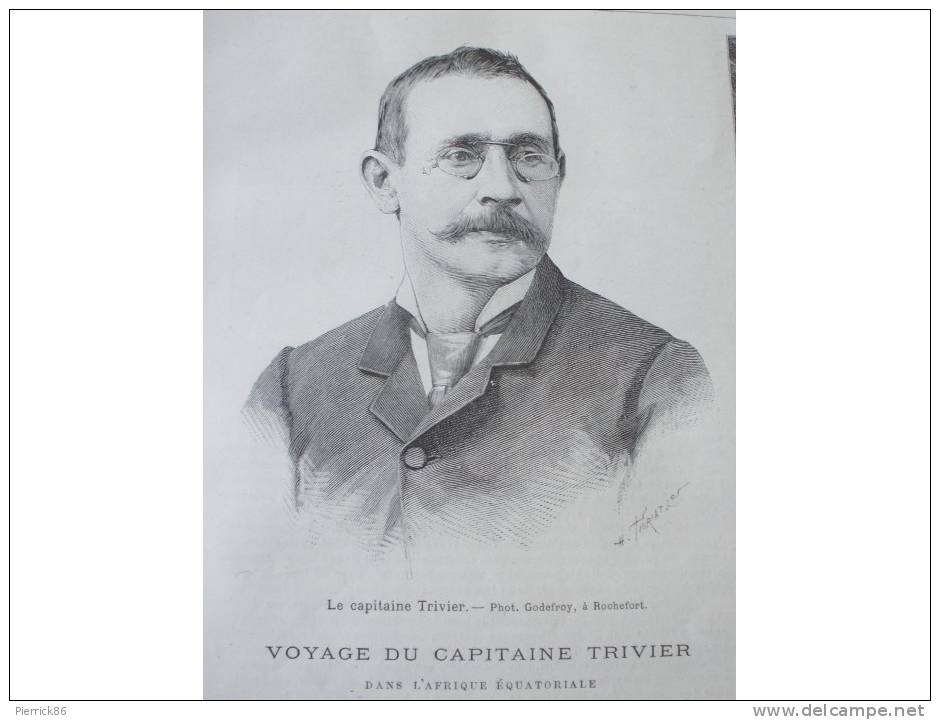 1890 LE DUC D'AOSTE ROI D'ESPAGNE VOYAGE CAPITAINE TRIVER M MARIANI FETES DE MONACO