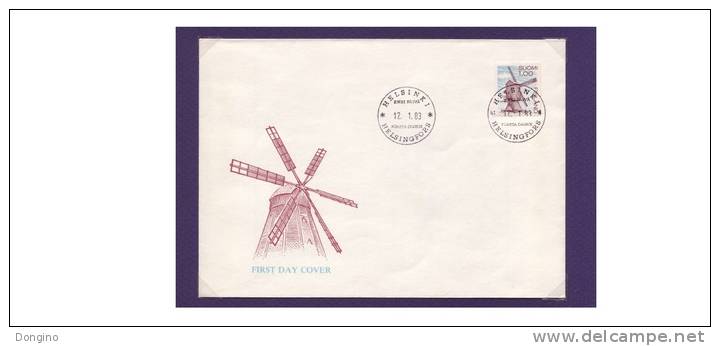 K219. Finland / 1983 / Molinos / Moulins / Windmill / Finlande / Finlandia - Moulins