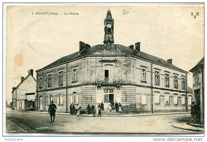 CPA 18 BAUGY LA MAIRIE 1916 - Baugy