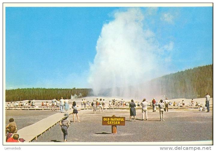 USA – United States – Old Faithful Geyser, Yellowstone National Park, Unused Postcard [P4462] - Yellowstone