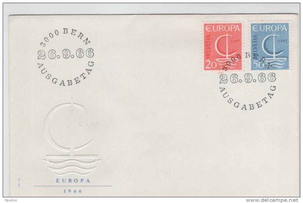 Switzerland FDC 26-9-1966 EUROPA CEPT Complete - 1964