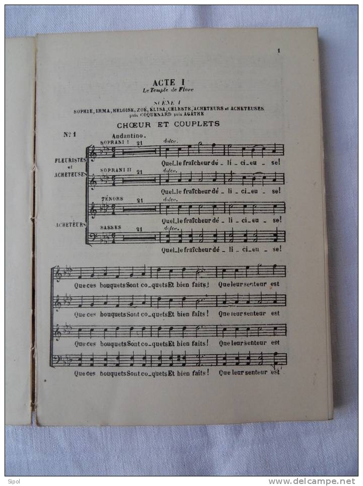 Veronique  - André Messager Partition Chant Et Paroles 138 Pages Propres Mais Jaunies - Musique