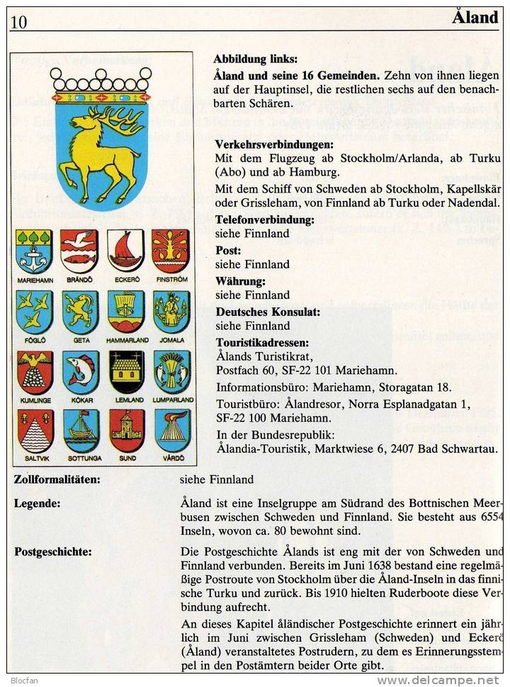 Europa Für Briefmarken-Sammler 1986 Antiquarisch 20€ Deckers Philatelischer Reiseführer All Information Of The Old World - Finlandia