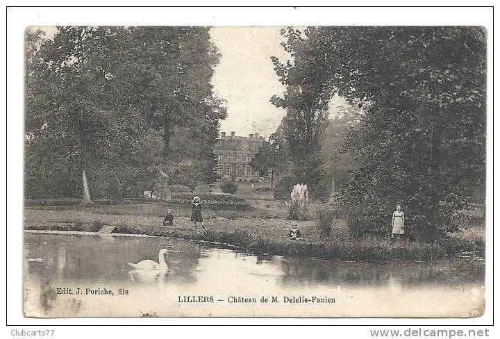 Lillers (62) : Le Château De M. Delelis-Fanien En 1916 (animée). - Lillers