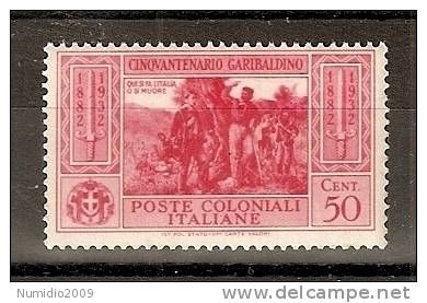 1932 EMISSIONI GENERALI GARIBALDI 50 C MNH ** RR2247-2 - Emissions Générales