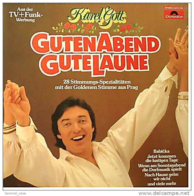 LP  Karel Gott – Guten Abend Gute Laune  -  Von Polydor  -  2475 726 - Von 1981 - Disco, Pop