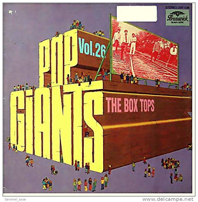 LP  Box Tops , Pop Giants ( Vol. 26 )  -  Von Brunswick  -  2911 536 - Von 1973 - Disco, Pop