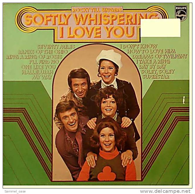 LP  Rocky Till Singers  -  Softly Whispering I Love You  -  Von Philips  -  6305 137  - Von Ca.1974 - Disco, Pop