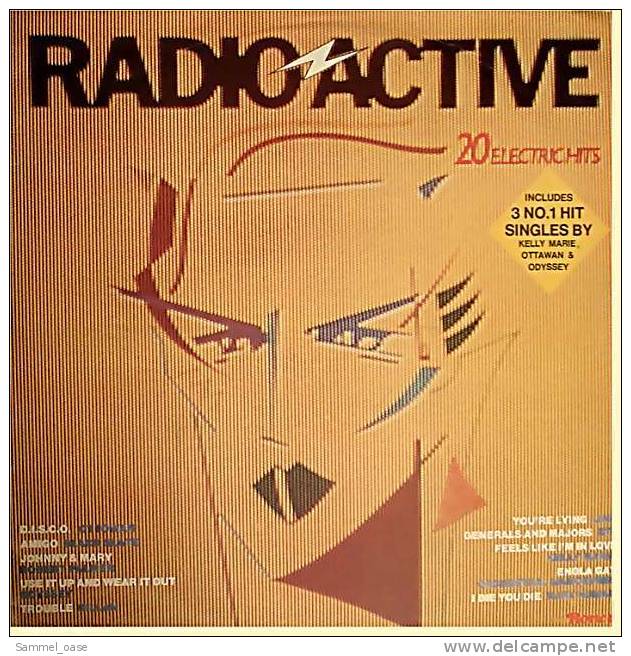 LP  RADIO ACTIVE - 20 Electric Hits  -  Von Ronco  -  RTL 2049 - Von 1980 - Sonstige - Englische Musik