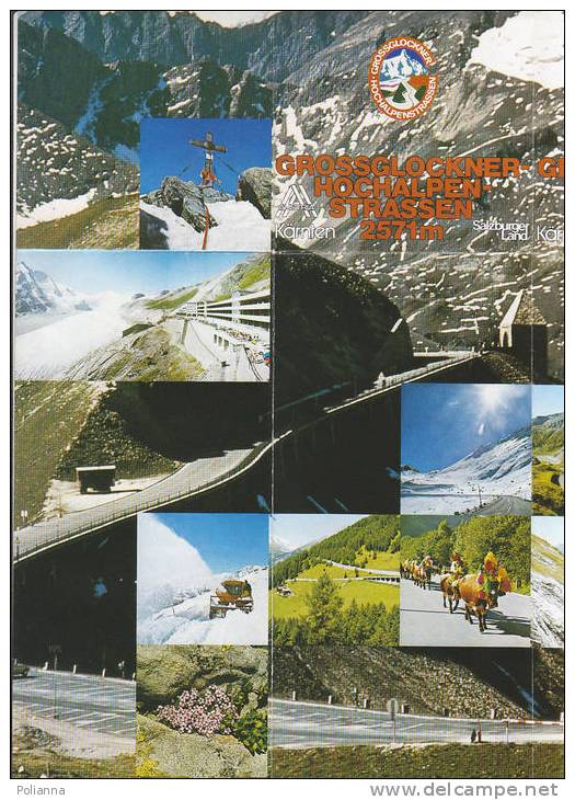 B0479 - Brochure Turistica - AUSTRIA - GROSSGLOCKNER-HOCHALPEN-STRASSEN 1981 - Topographische Kaarten