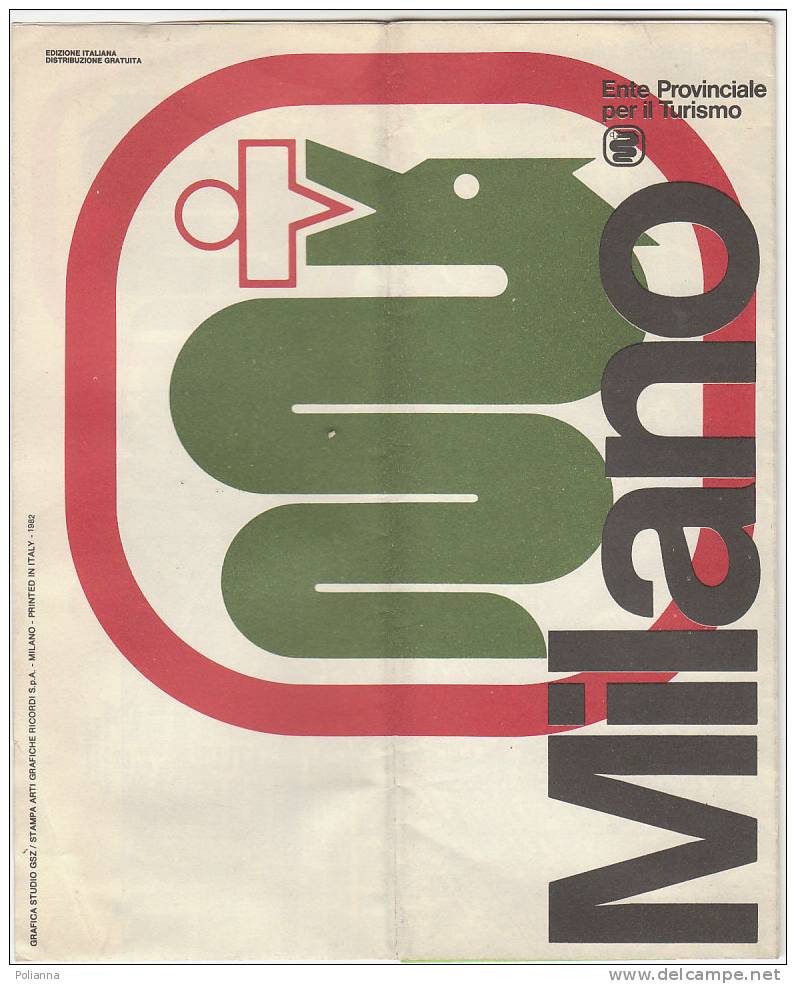 B0511 - MILANO EPT Piantina Ed.De Lauro 1982 - Cartes Topographiques