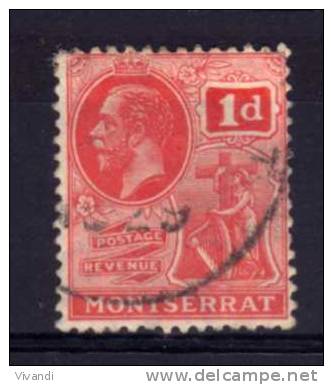 Montserrat - 1929 - 1d Definitive (Watermark Multiple Script CA) - Used - Montserrat