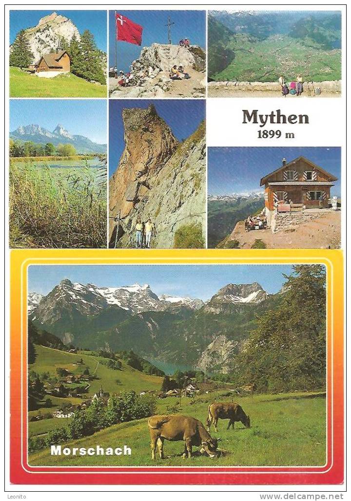 Kanton Schwyz Morschach Und Mythen 2 Ansichtskarten - Morschach