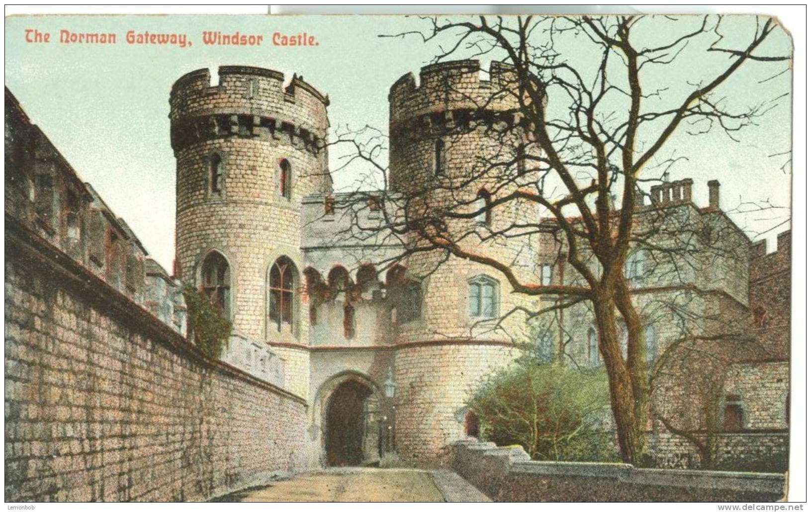 Britain – United Kingdom – The Roman Gateway, Windsor Castle, Early 1900s Unused Postcard [P4504] - Windsor Castle