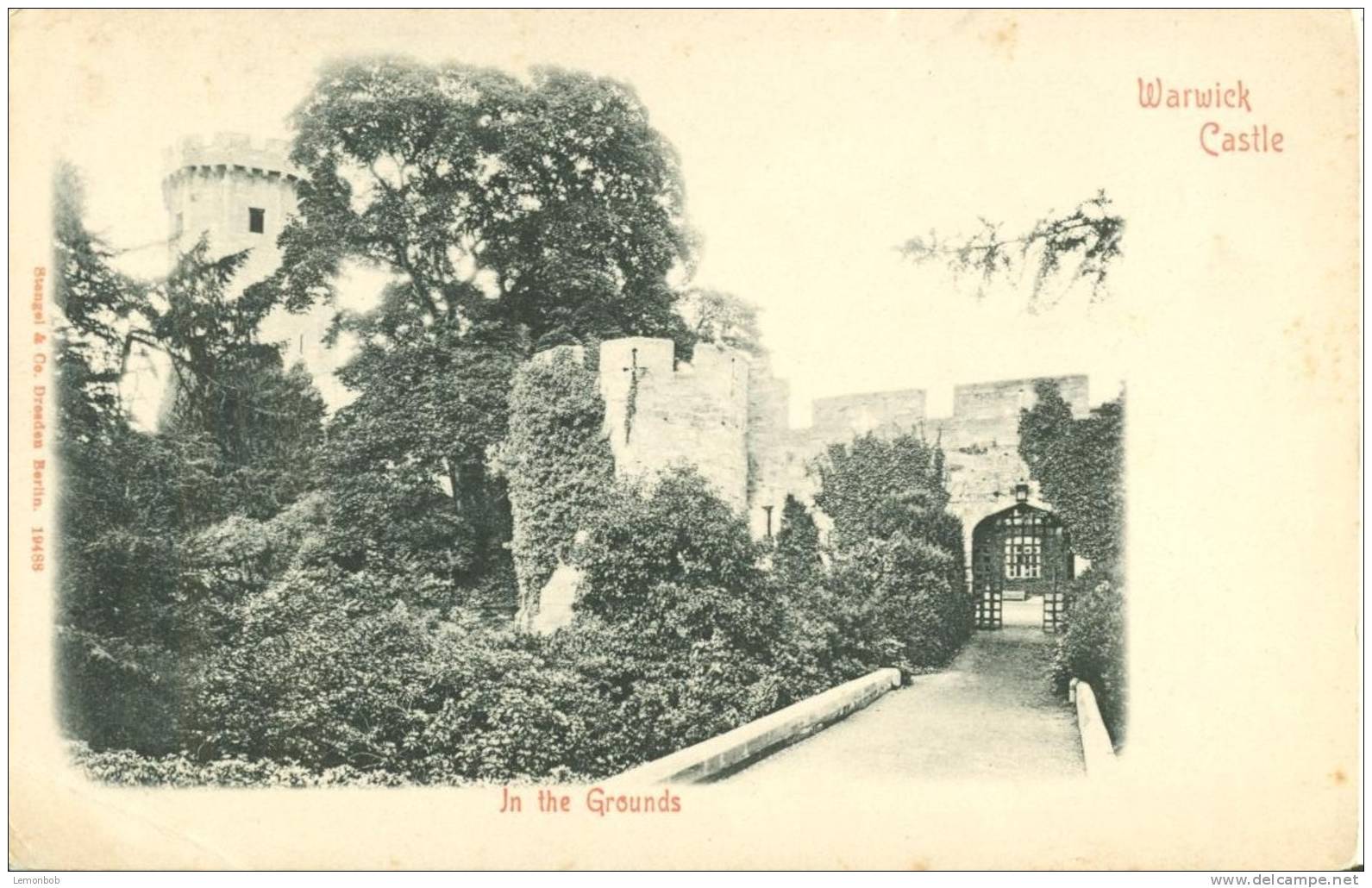 Britain &ndash; United Kingdom &ndash; Warwick Castle, In The Grounds, Early 1900s Unused Postcard [P4509] - Warwick