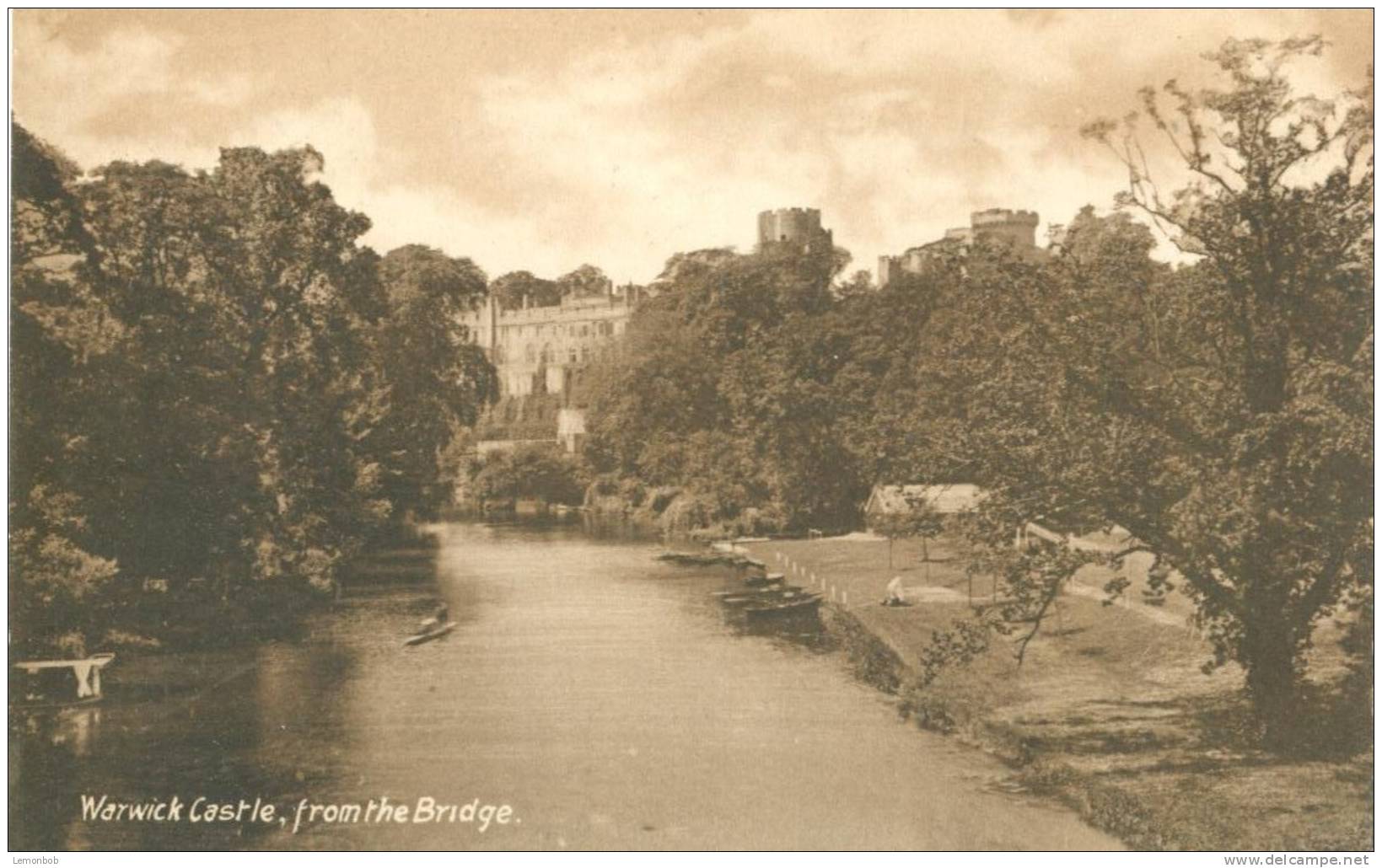 Britain – United Kingdom – Warwick Castle, From The Bridge, Early 1900s Unused Postcard [P4538] - Warwick