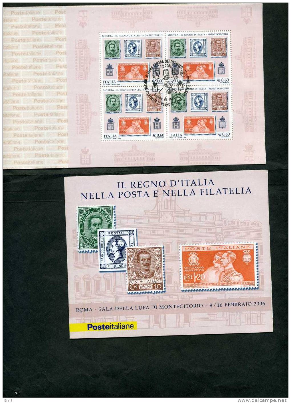 2006 Italia, Montecitorio Libretto Con Annullo Ufficiale F.D.C., Serie Completa - Postzegelboekjes